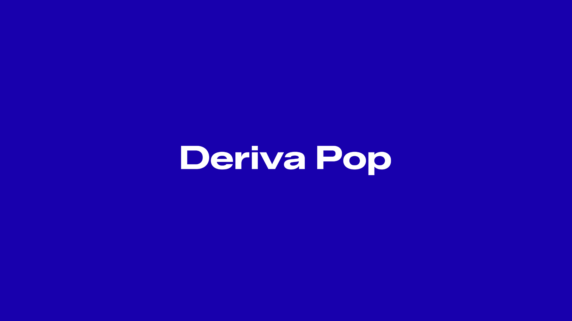 Deriva Pop